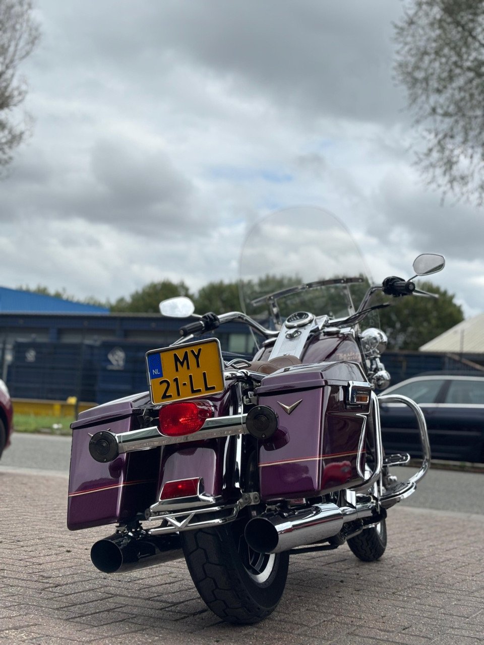 Zeer mooie harley Davidson 💜 Roadking 1340 evo