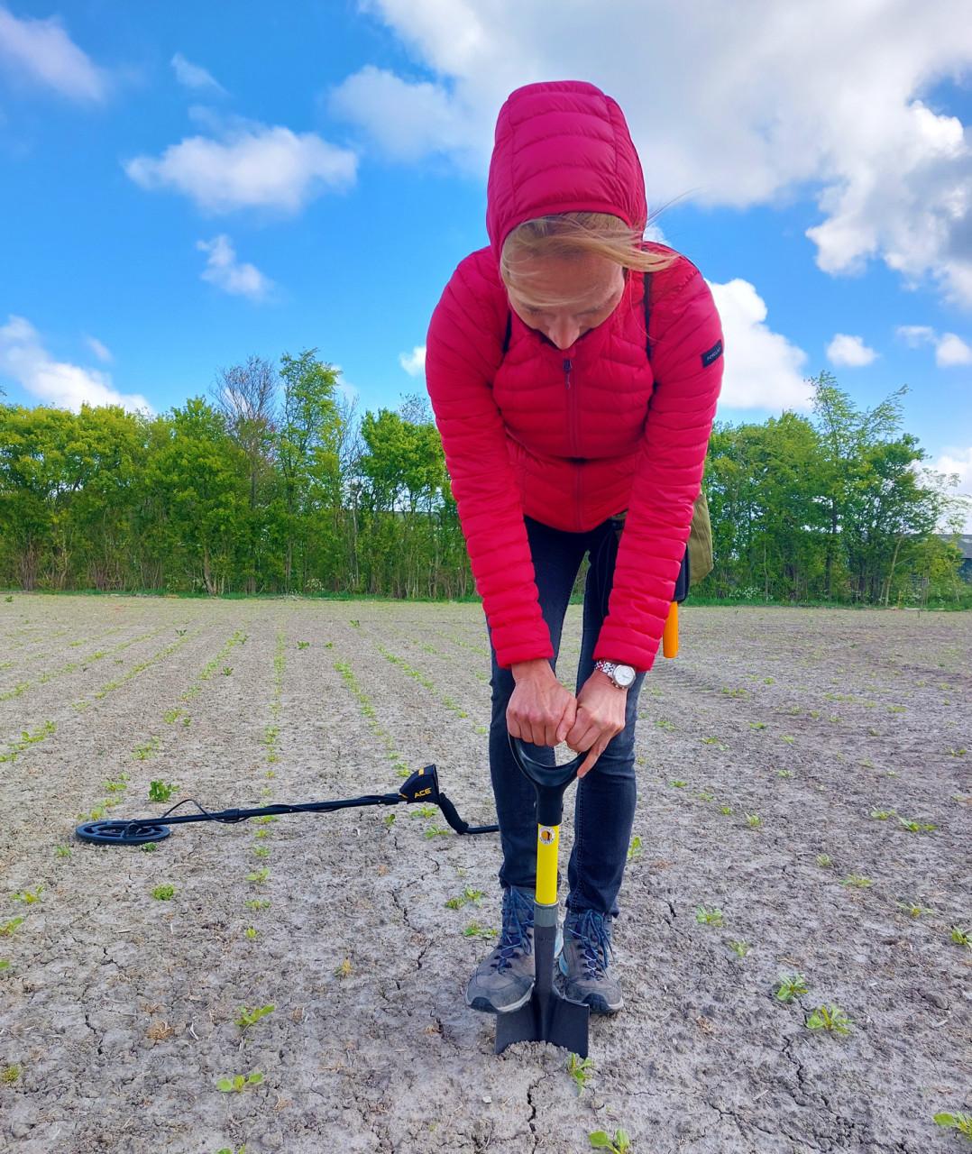 Metaaldetectie workshops op boomgaarden, weilanden en akkers