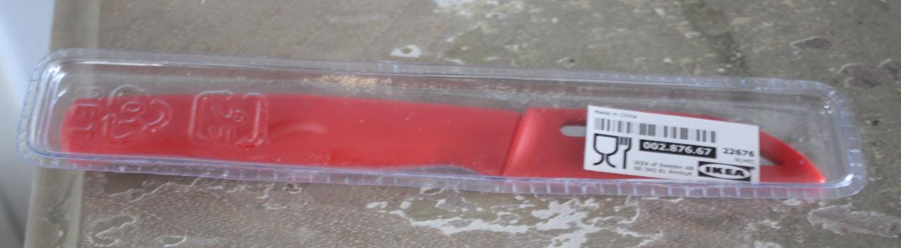 Set van 2 messen in houders nieuw