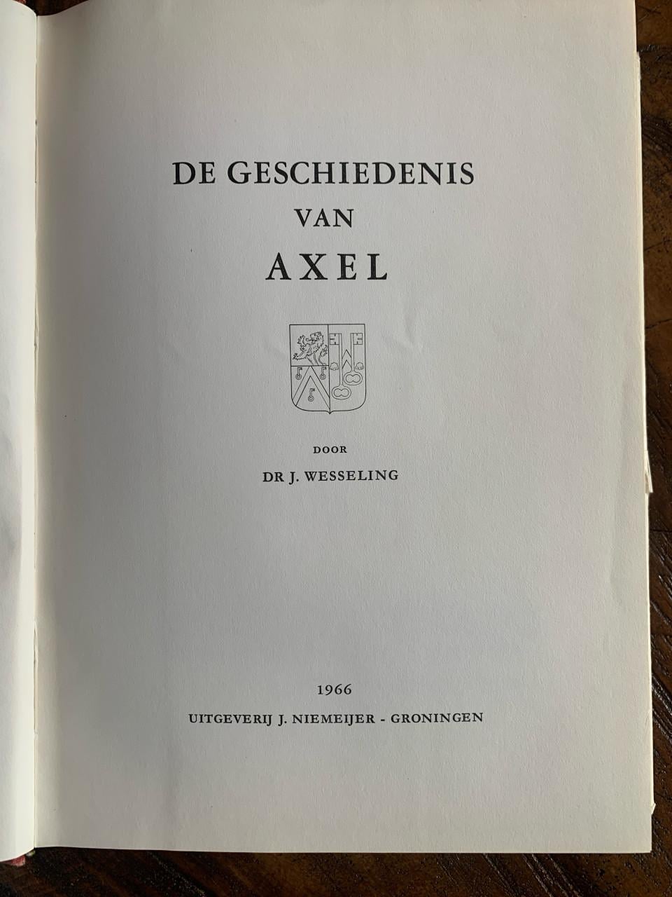 De geschiedenis van Axel door J. Wesseling