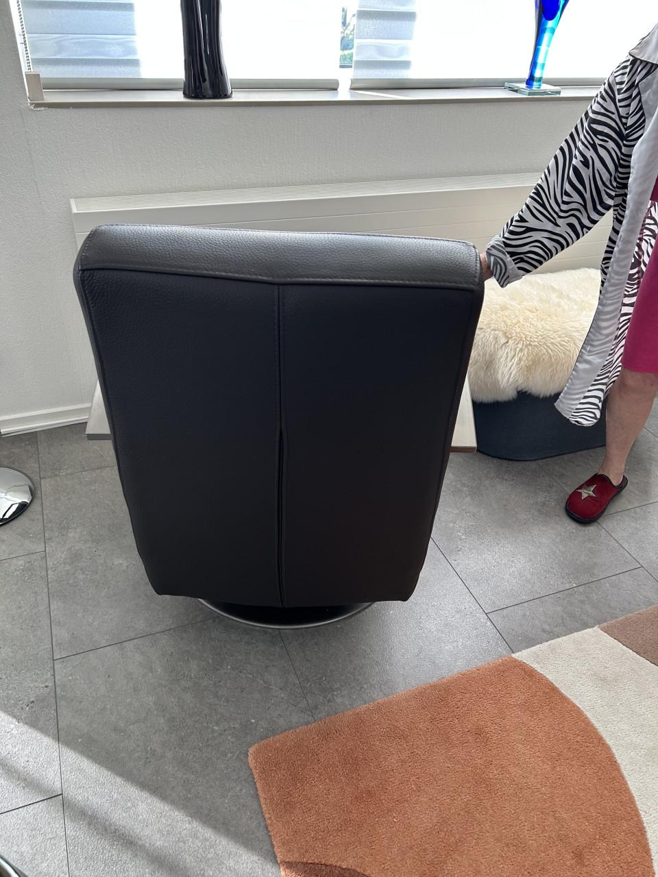 2 Draai fauteuils (Leer)