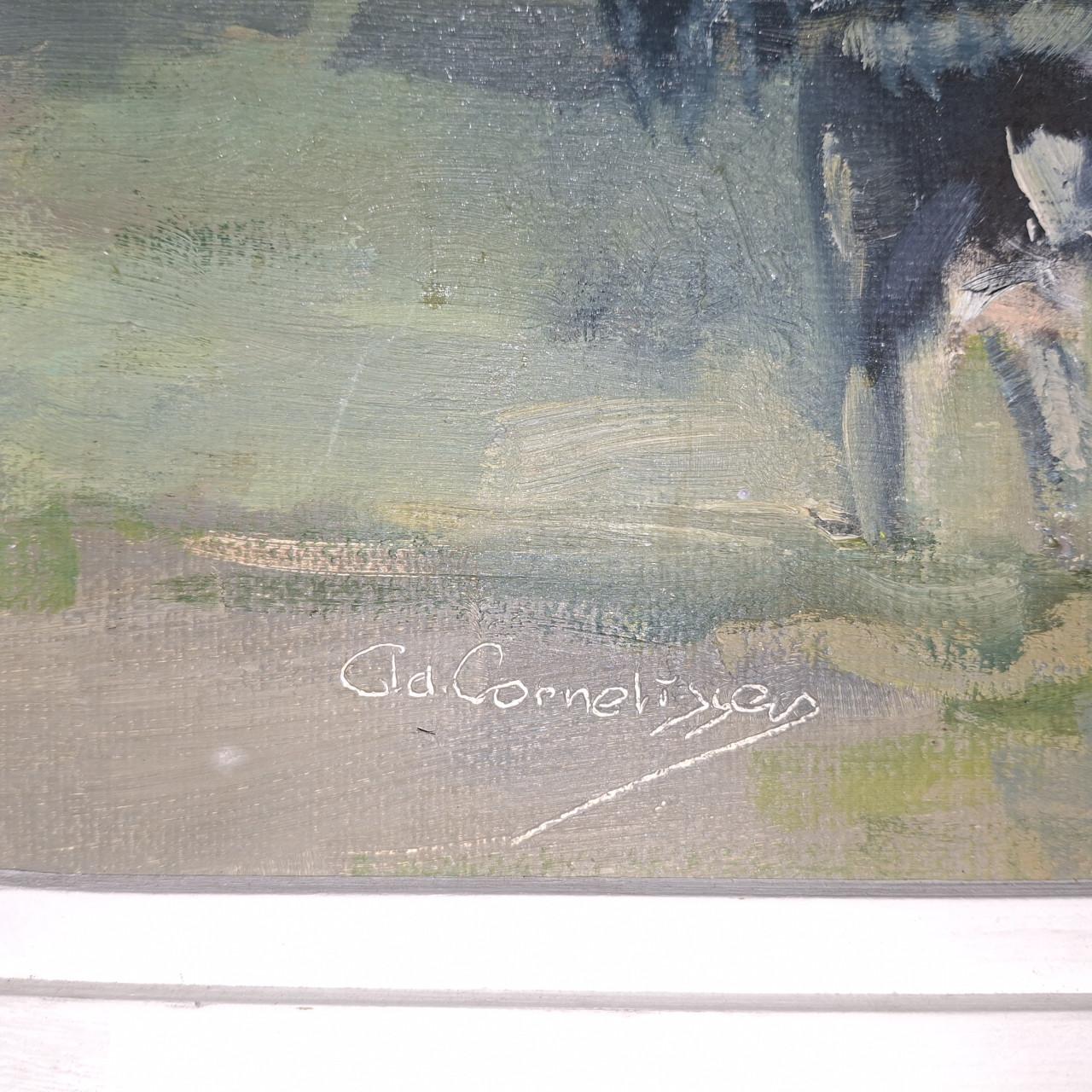 Grazende koeien Ad.Cornelissen( 1918-2002)