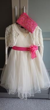 Bruidsjurk meisje 6-8 jaar