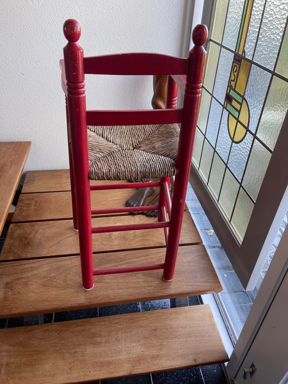 Hoge kinderstoel