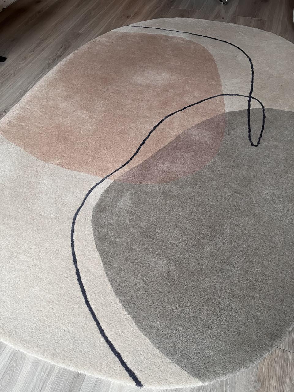 Benuta Pure Shape wollen tapijt 160x230 cm