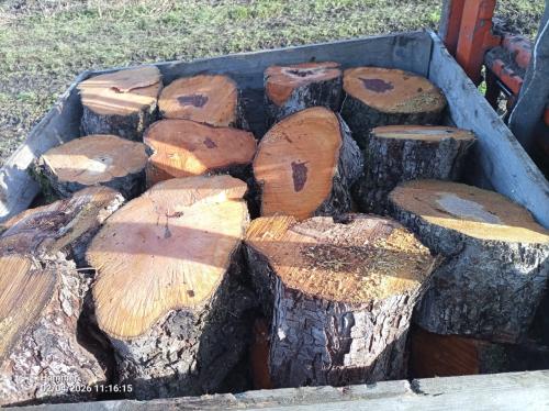 Openhaardhout blokken peer, nog te klieven