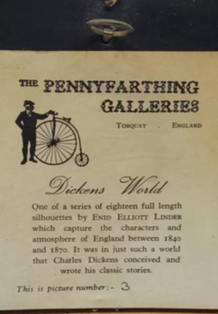 Mooie oude  Dickens prent