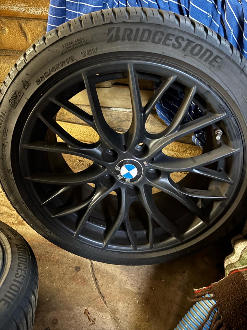 BMW M405 winterwielen zwart 18 inch