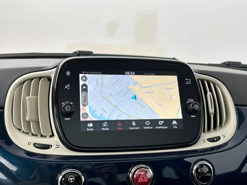 Fiat 500 1.0 hybrid dolcevita navi | panoramadak | climate control | lichtm