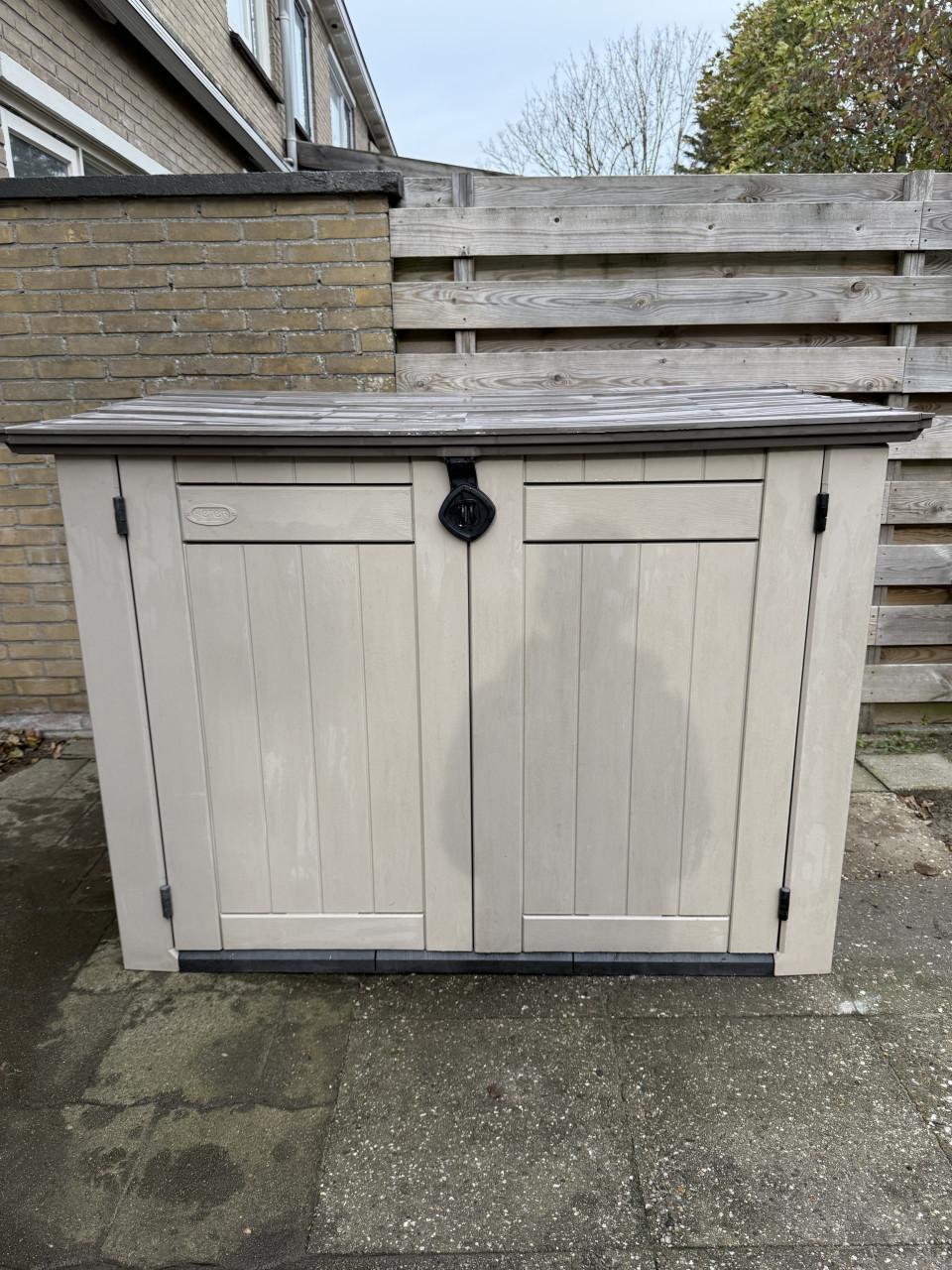 Keter opbergkast/kussenbak B161xH120xD90cm