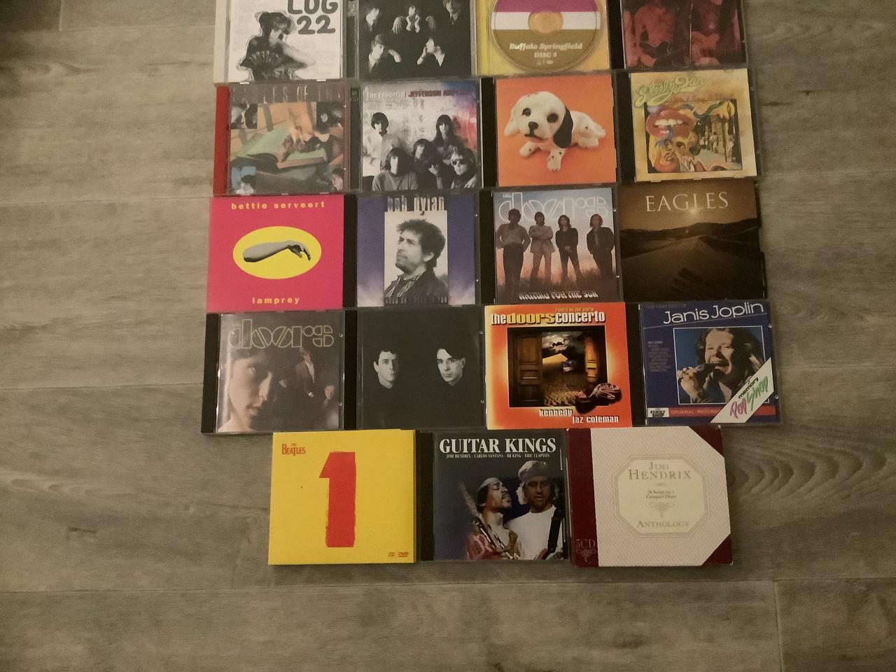 Verzameling 23 Rock CD’s/1 DVD - Jaren ‘60 t/m ‘90