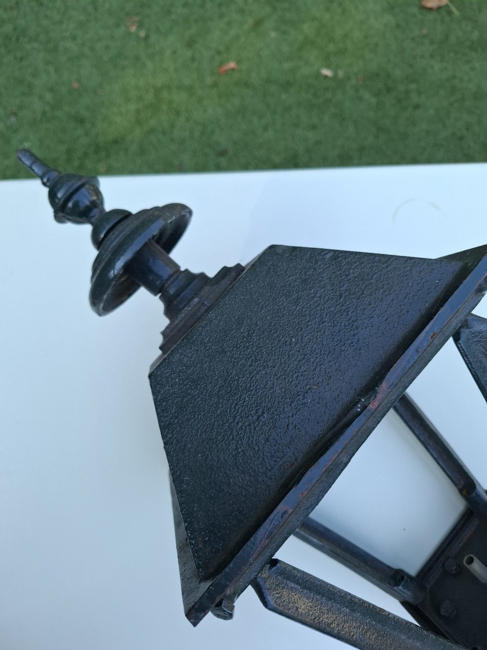 Gietijzeren lamp
