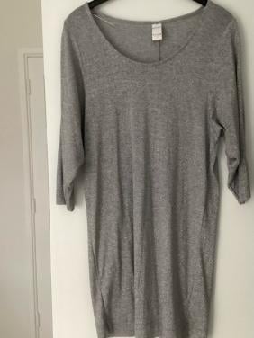 Leuk zilver jurkje maat L vila zgan