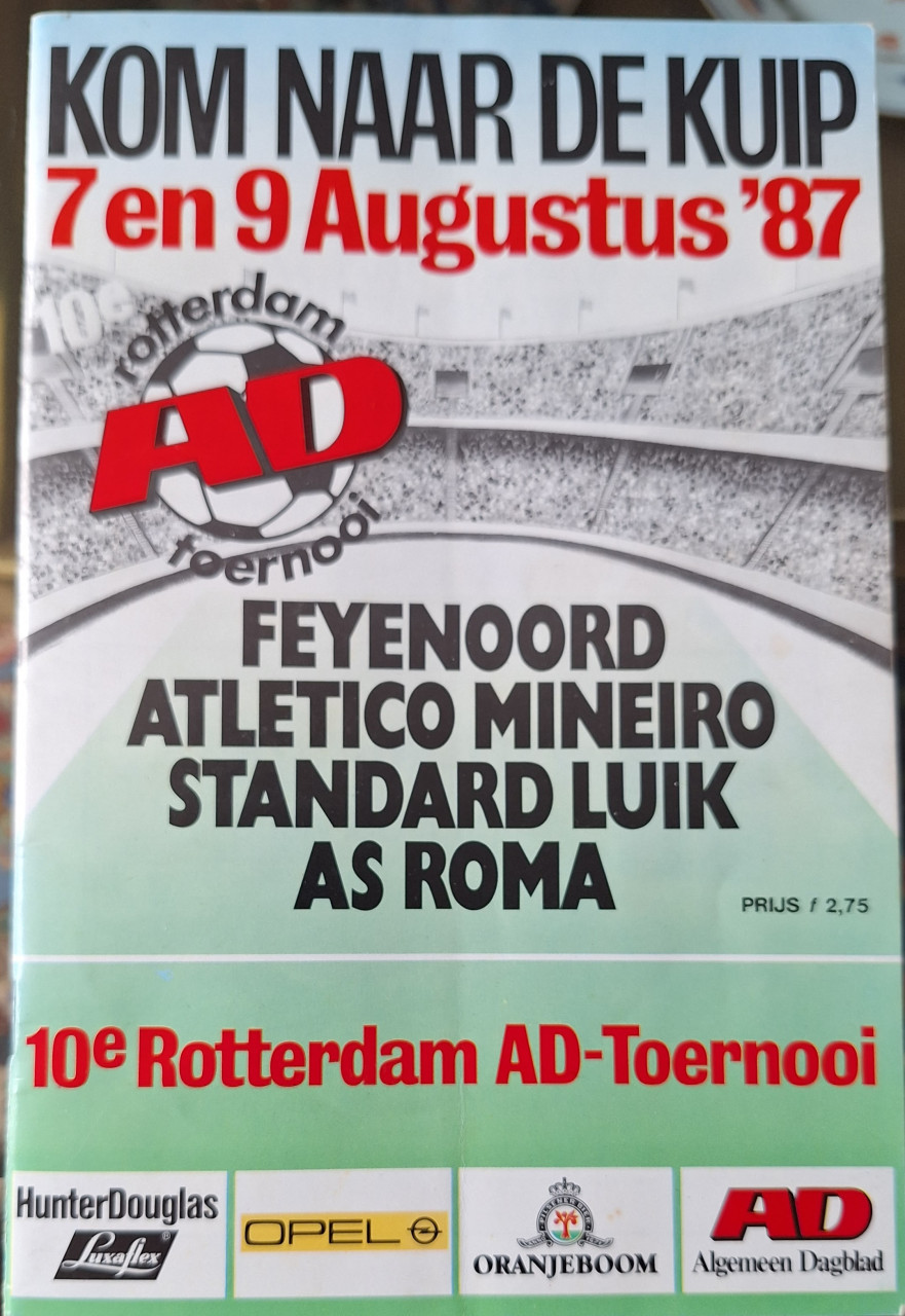 Voetbalprogramma R'dam AD Toernooi 1987