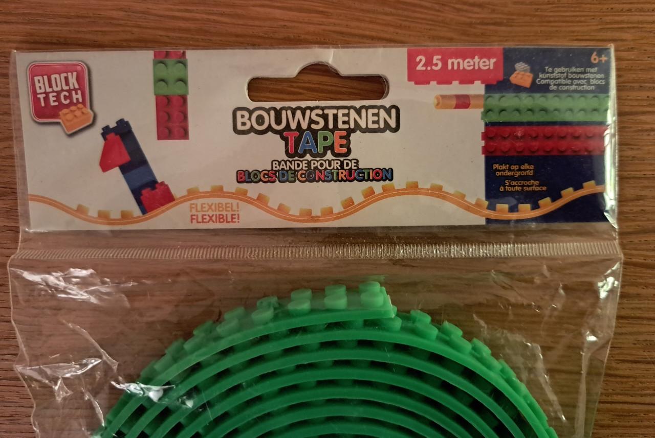 Flexibele Bouwstenen tape Block tech 2,5 mtr