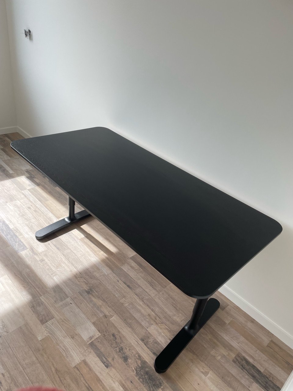IKEA Bureau Zwart 160x80 cm