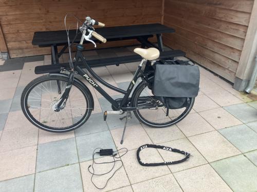 Puch E-Rock zwarte damesfiets