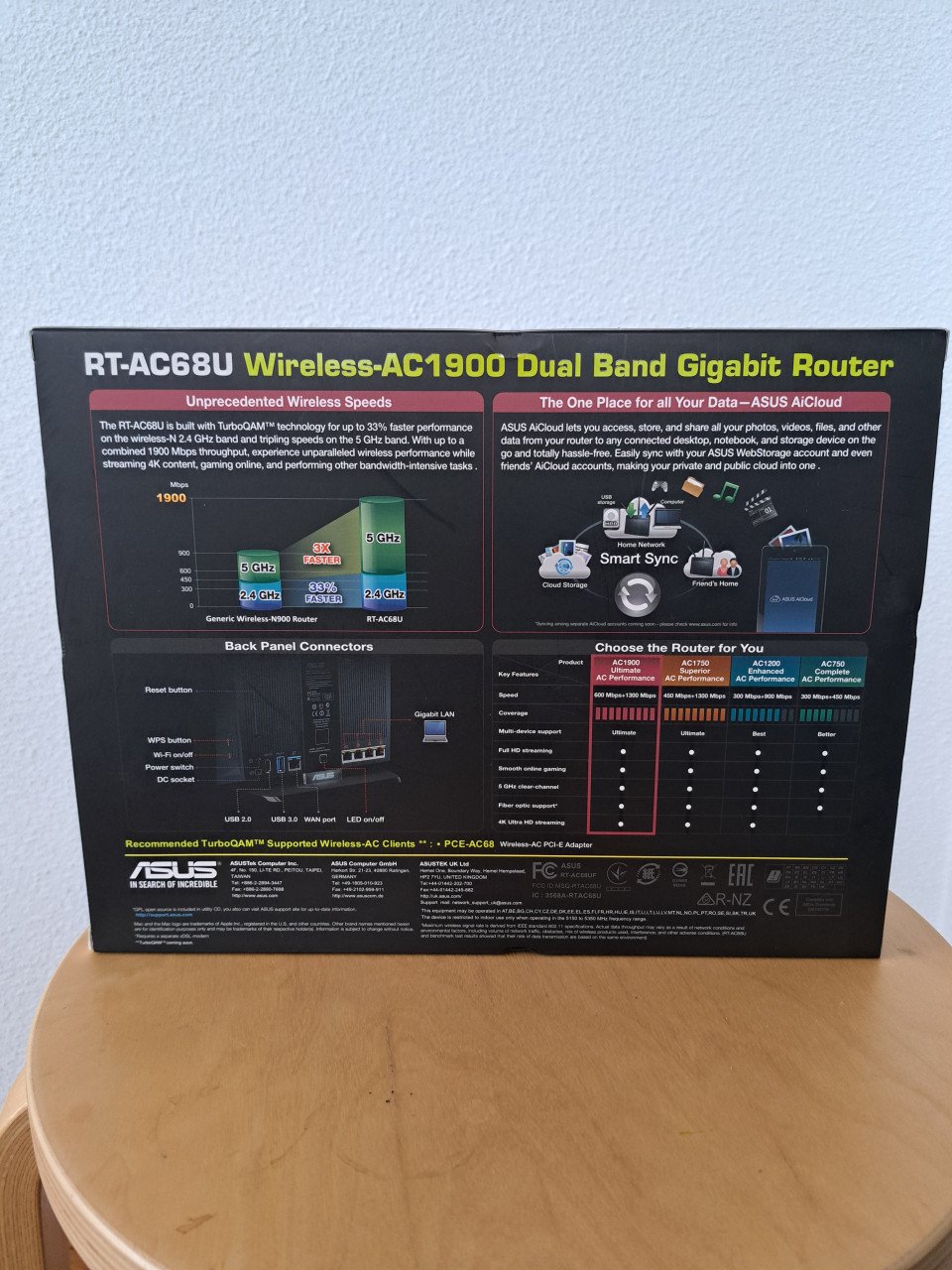 Asus RT-AC68U Dual-band Gigabit Router
