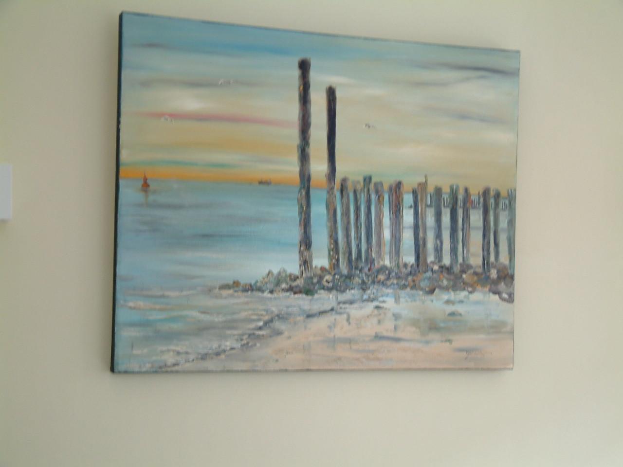 Schilderijen Jac Caljouw Arnemuiden  haven Veere  Vlissingen