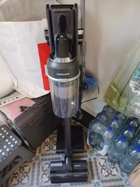 Als NIEUW: Samsung Jet 95 Pet PRO Steelstofzuiger + 2e accu!