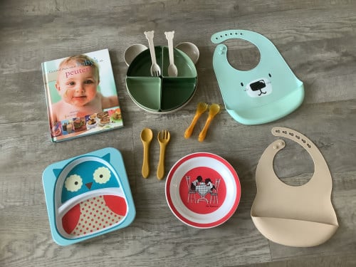 Peuter Bordjes, Bestek, Slabben, Boek Gezond Eten Baby’s/Peuters