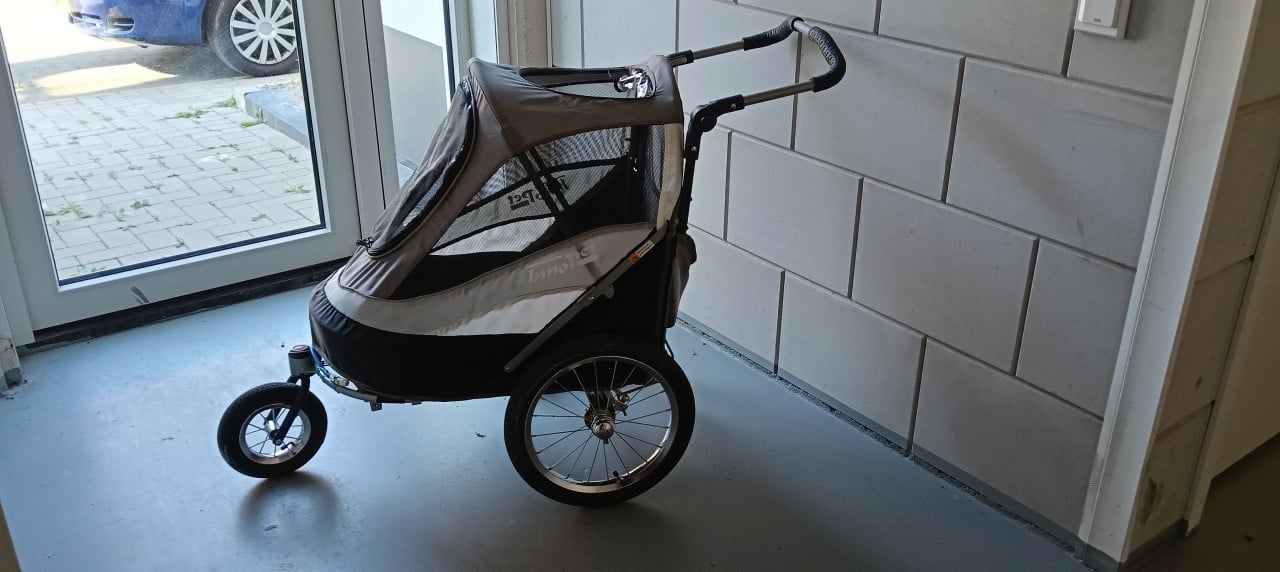 Honden fiets- wandelwagen