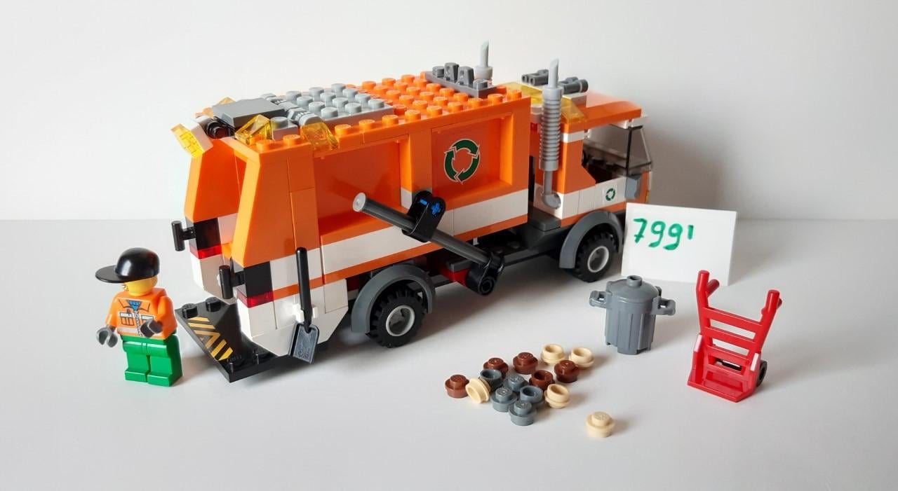 Lego 7991: vuilniswagen / recycle truck