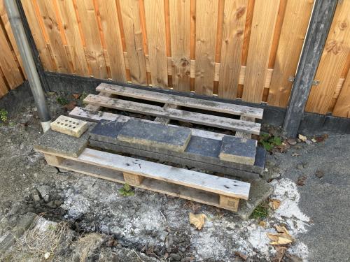Bandjes en pallet