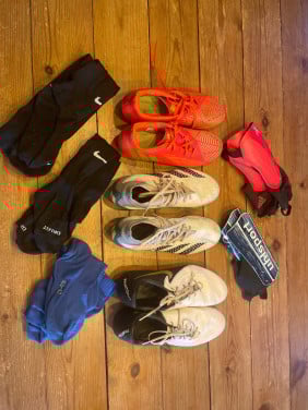 Diverse maten voetbalschoenen