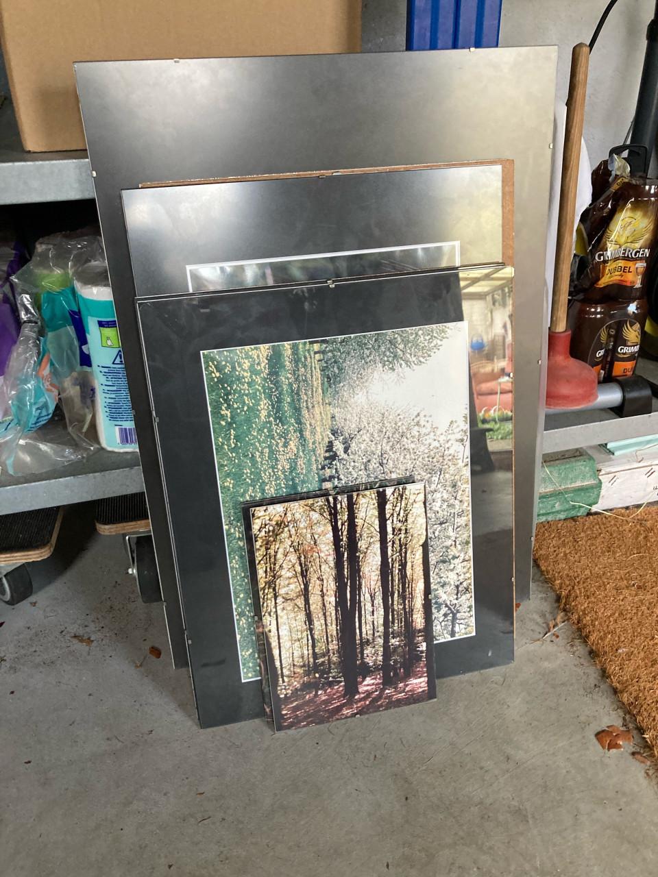 Lijsten met glas diverse afmetingen