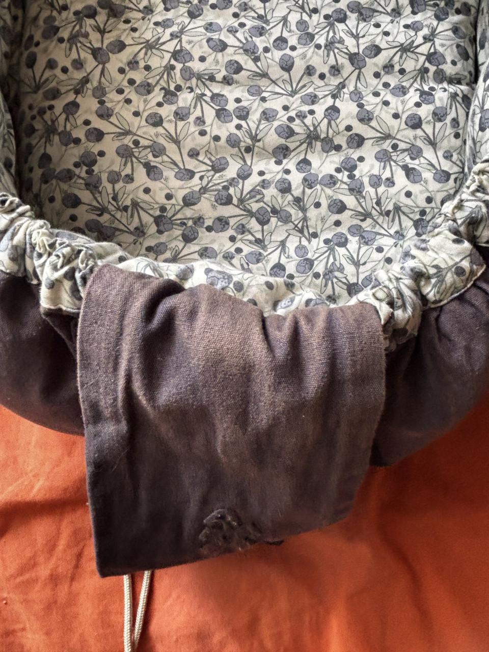 Babynestje sebra 3 in 1 reiswiegje blue olive