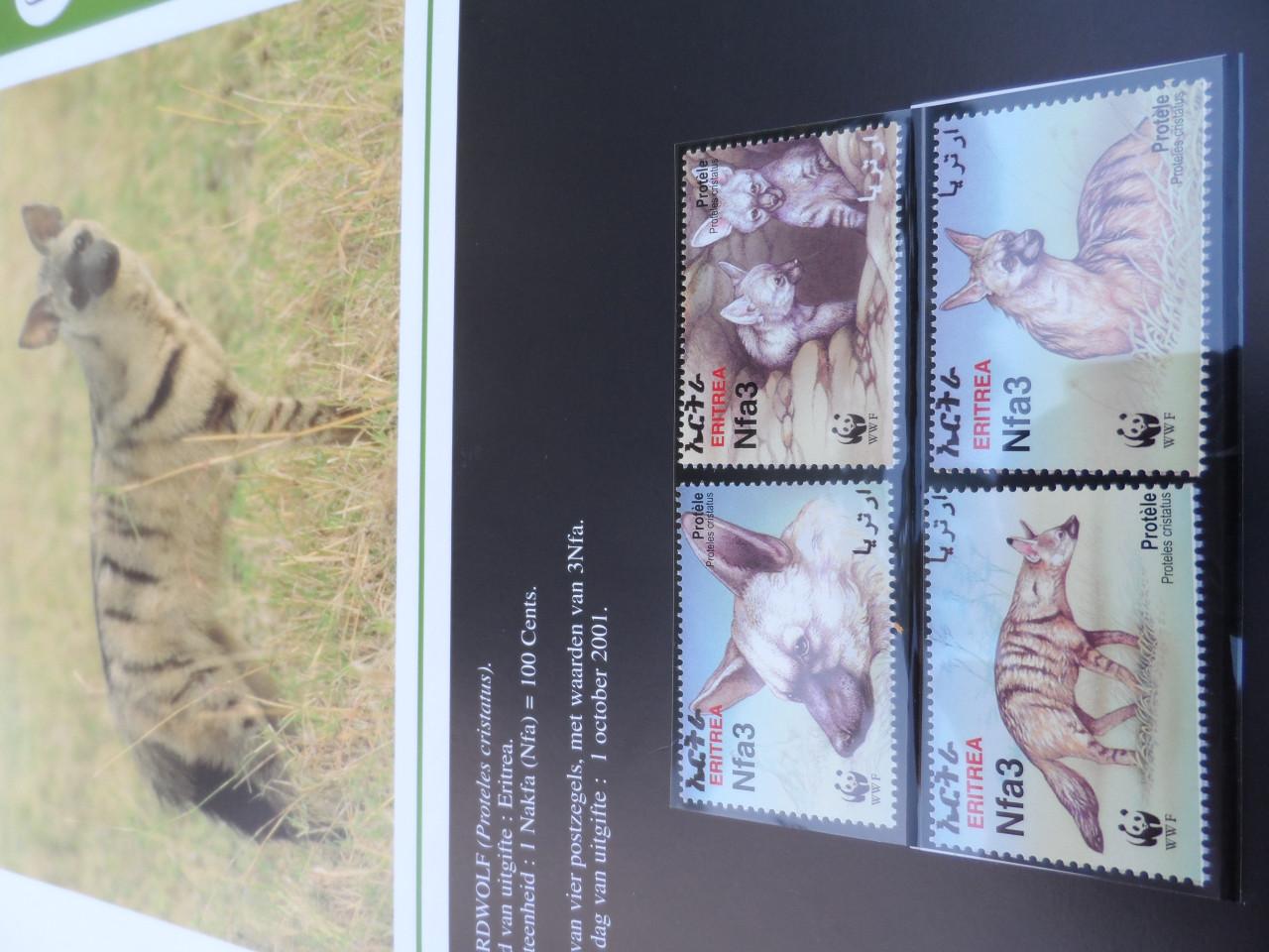 WWF maximumkaarten , FDC en postzegels en Hologramvel