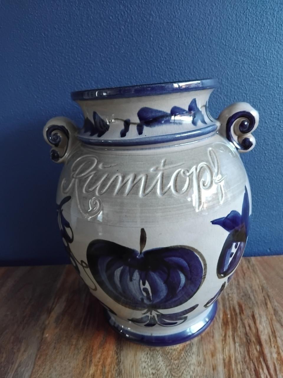 Vintage rumtopf / pot / vaas Jaren '60/'70