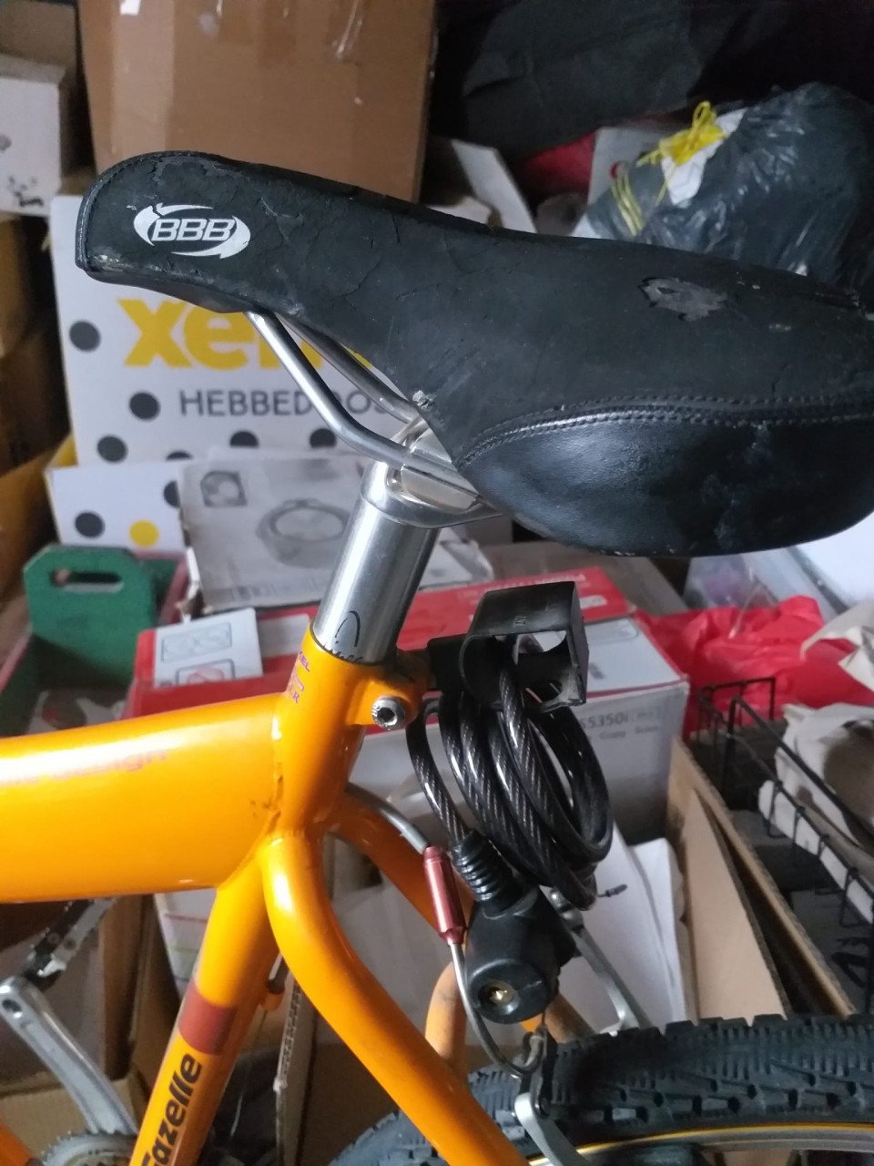 ORANJE GAZELLE MOUNTAIN FIETS VOLWASSEN AFHALEN IN AXEL.