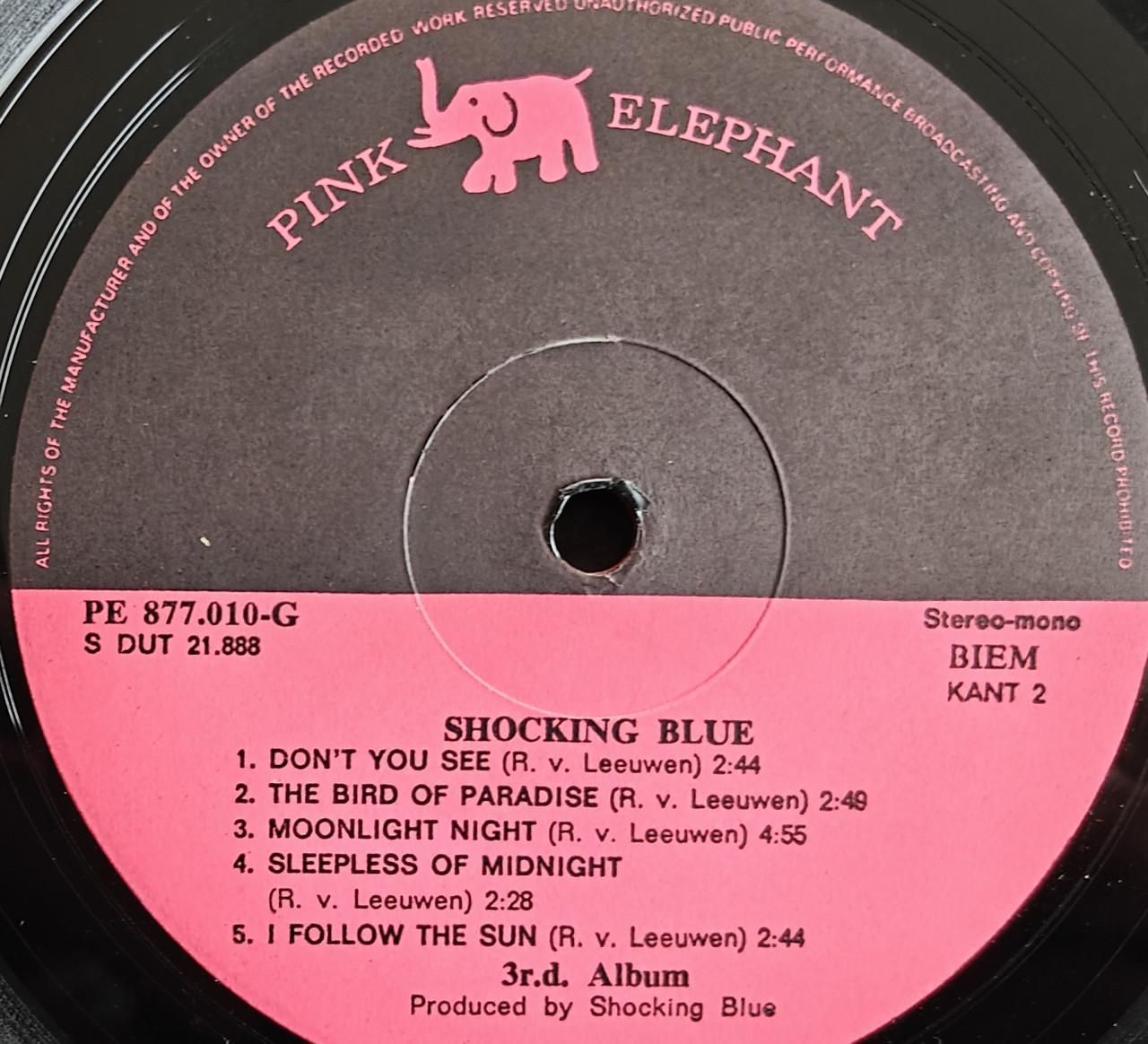 Te Koop LP  Shocking Blue – 3 rd Album