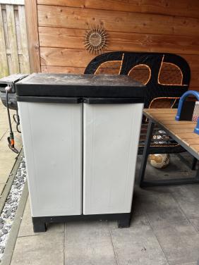 Gratis (tuin/ schuur) op bergkast