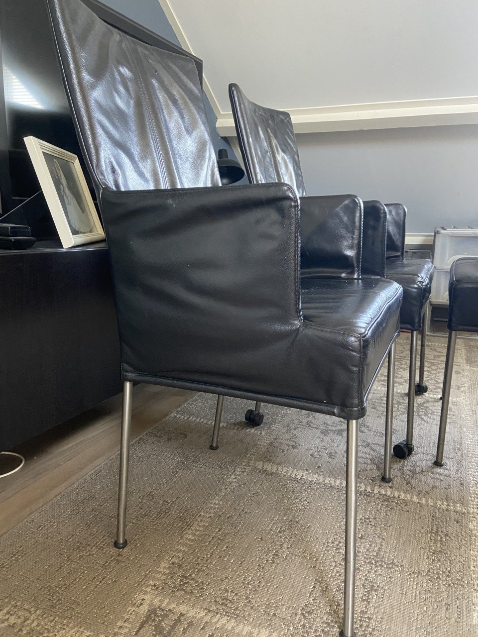 Eetkamerstoelen 4x