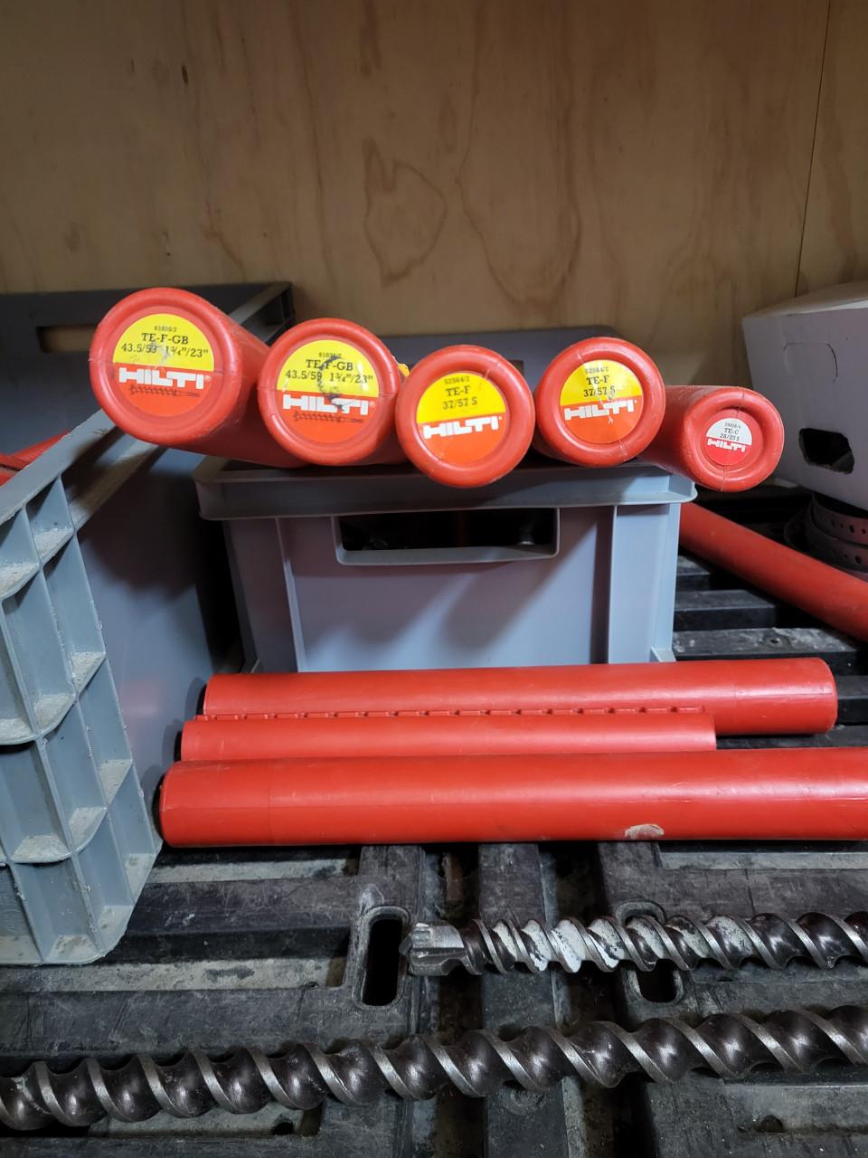 Diverse hiltiboren(nieuw)