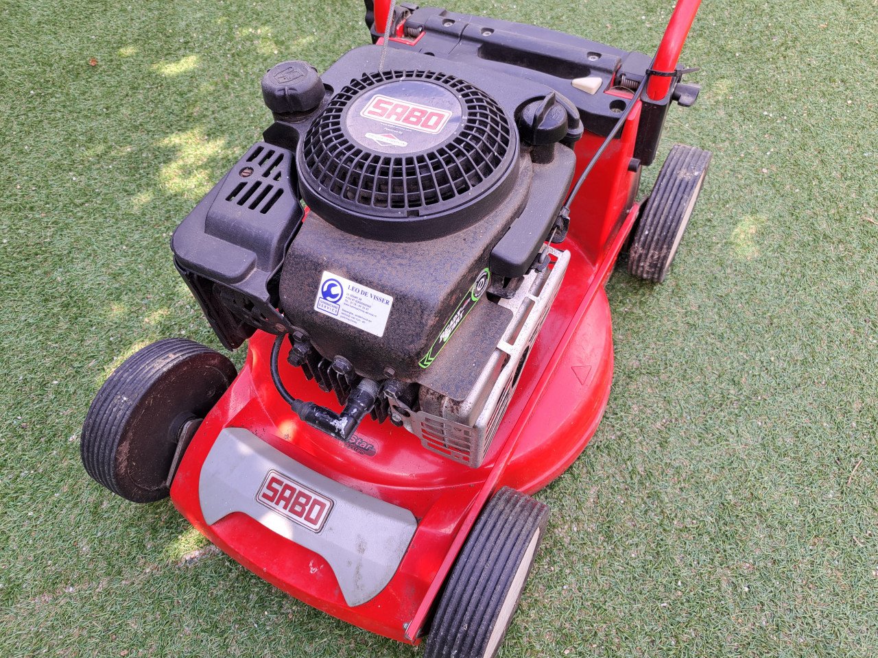 SABO grasmaaier benzine turbostar 43-compact