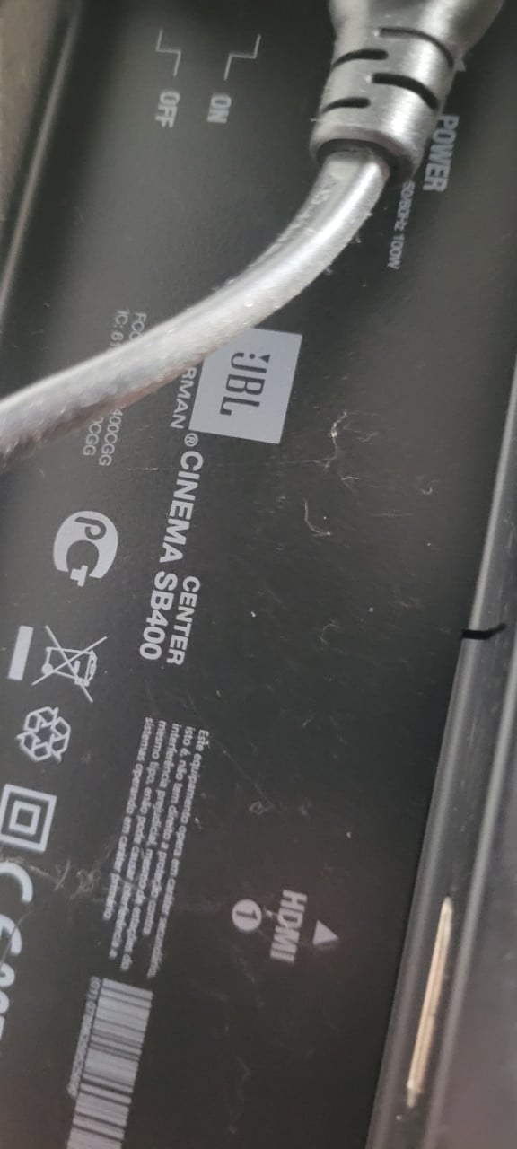 JBL soundbar met subwoofer