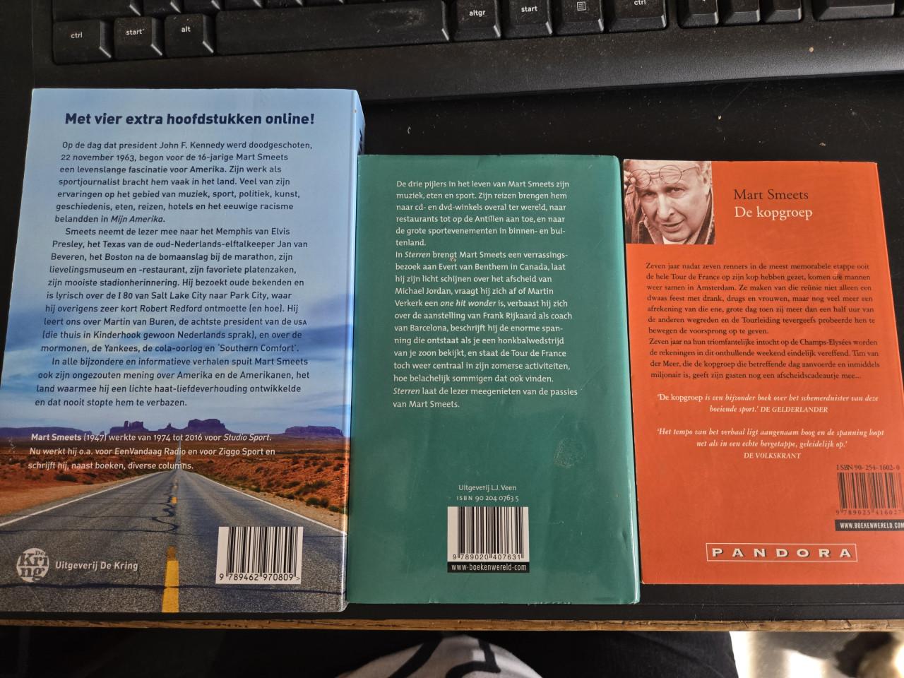 Mart Smeets 3 boeken De Kopgroep Mijn Amerika Sterren