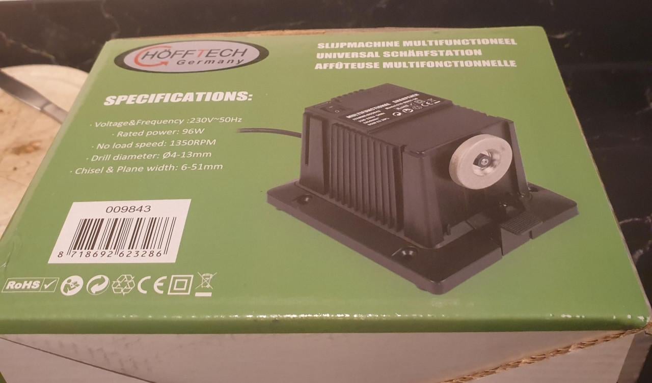 Hofftech Multifunctionele Slijpmachine in verpakking