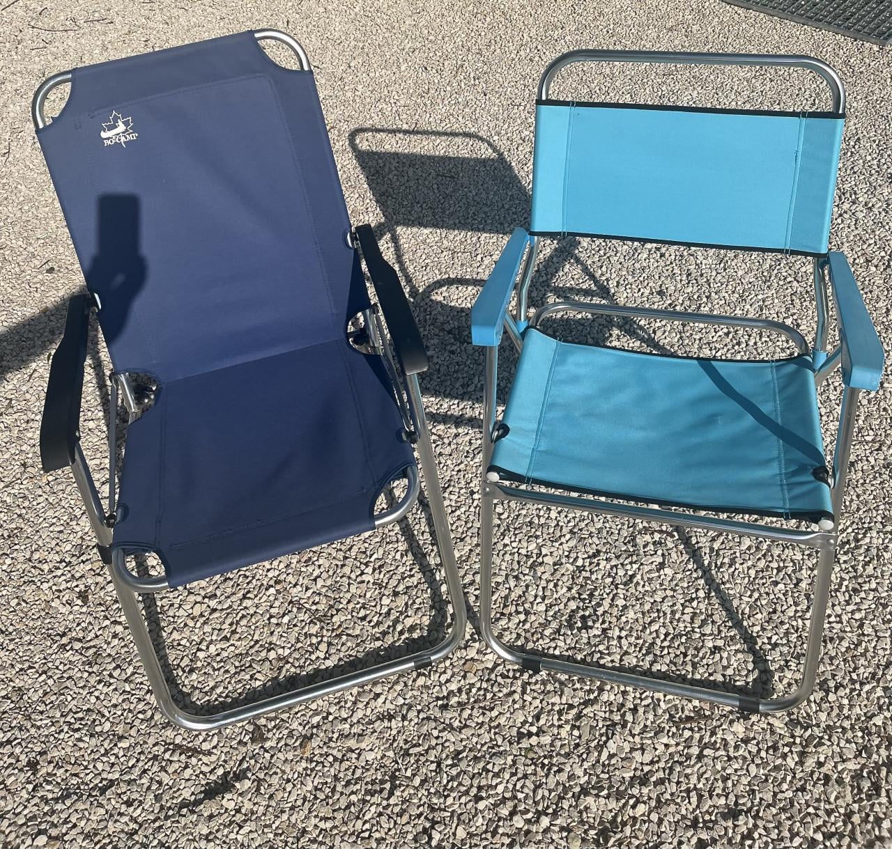 Camping klapstoeltjes