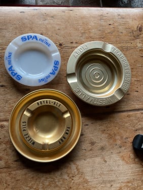 Vintage asbakken 3 st.