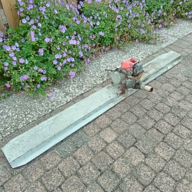 Trilbalk voor beton en div. PVC