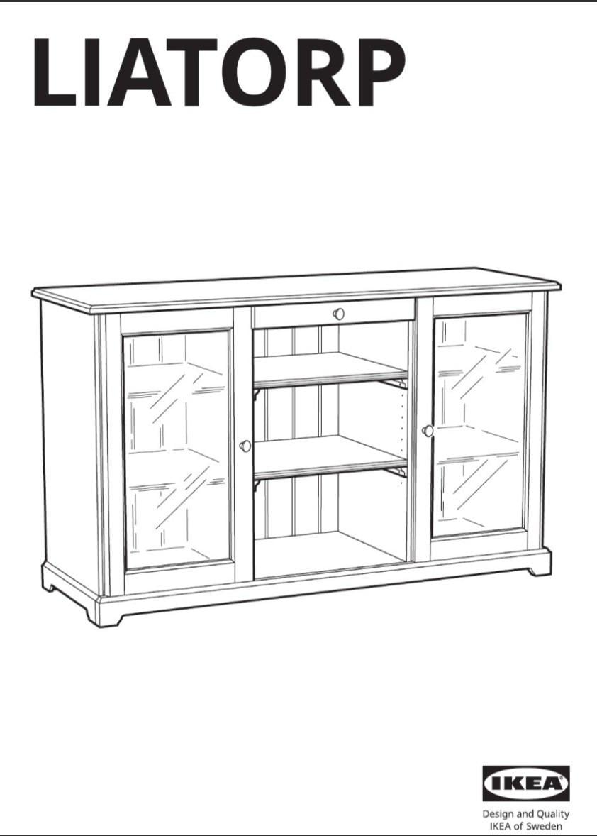 Vitrine kast / tv meubel LIATORP
