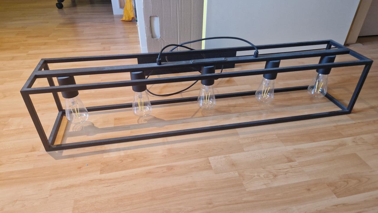 Eglo Eldrick Hanglamp met 5 Dimbare Philips LED Lampen