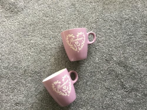 A Twee leuke koffiekopjes