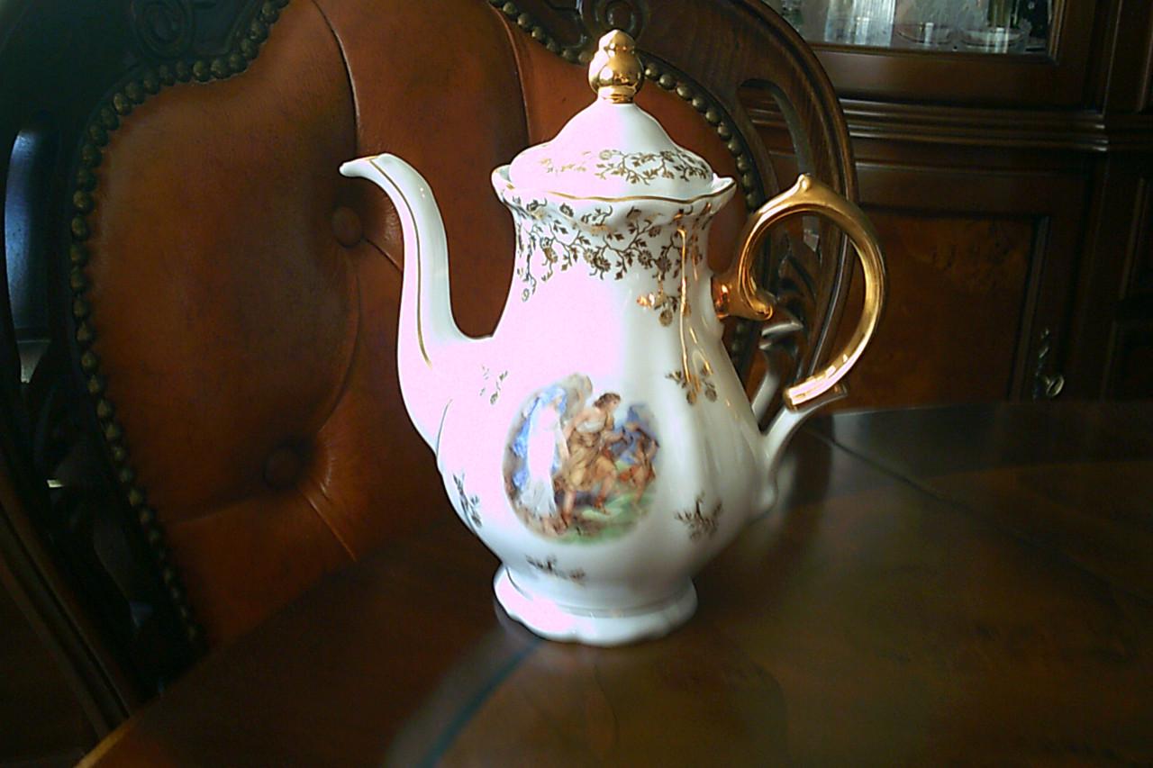 6-persoons PORSELEINEN mokka servies ...