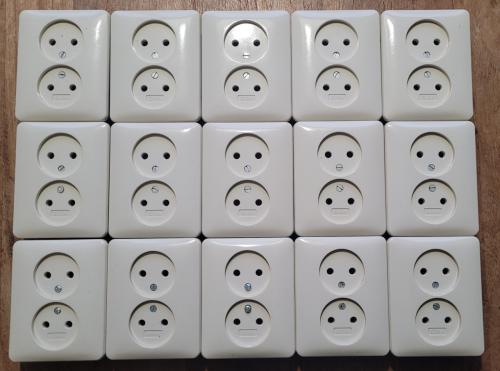 Gira Systeem 55 crème wit inbouw schakelmateriaal (Nieuw)